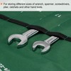 sourcing map 2pcs Wrench Organizer 8 Pockets 13.8" x 15.8"