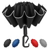 Copulan Windproof Compact Travel Umbrella,Large Strong but Light Portable and