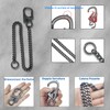 Ahiller Wallet Chain with Clasp [Double Lock Design with Tungsten