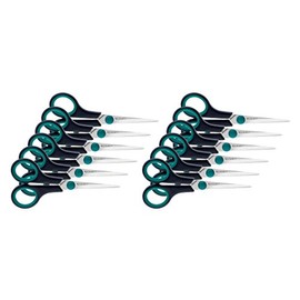 Westcott Grip Left Hand E-30252 00 I Scissors Easy, Rustproof, 12 pcs, 13 cm, Blue/Black