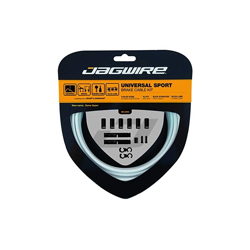 Jagwire Sport Universal Brake Cable Kit - Ice White