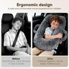Plzpik Car Pillow for Kids, Removable, Washable Pillowcases and Pillow