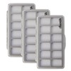 3PACK-Aventik Slim Fly Fishing Box Clear Lightweight Tackle Organizer with