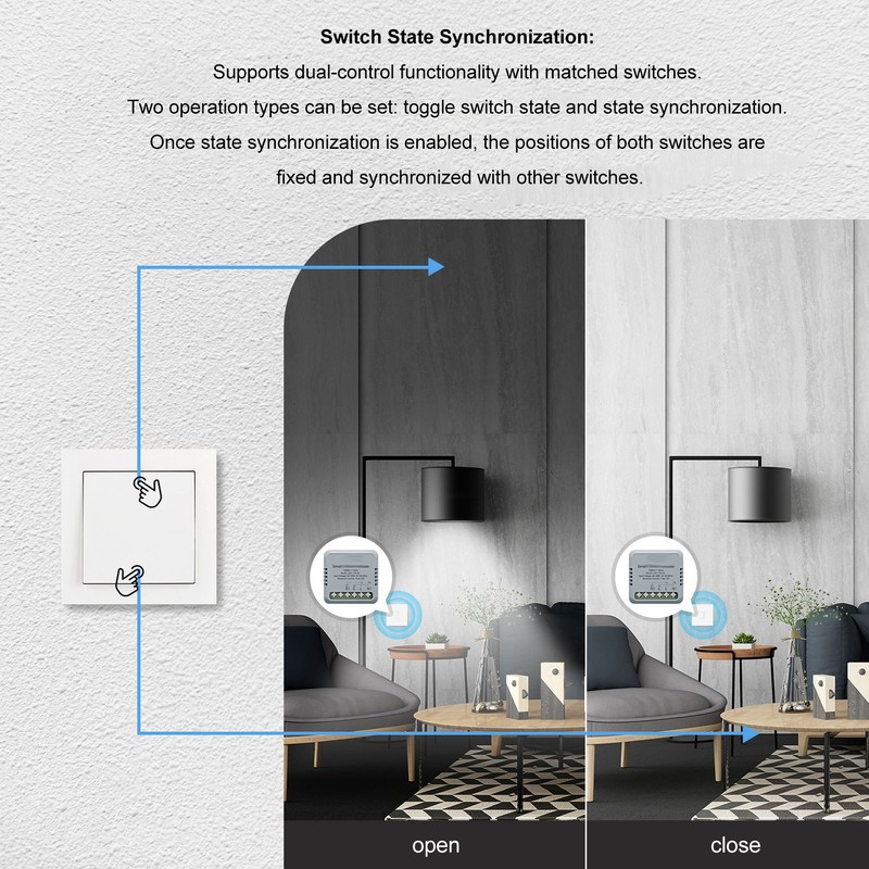Smart Relay Switch Module for Zigbee for Tuya App Remote