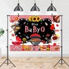 BBQ Baby Shower Backdrop 7x5ft It’s A BabyQ Party Background