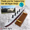 12" RMS Lusitania Model Ship With Removable Stand - Titanic