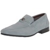 STACY ADAMS Men's Quincy Slip On Loafer, Light Blue, 11.5