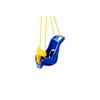 Gorilla Playsets 04-0032-B High Back Plastic Infant Swing with Yellow