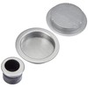 Hoppe Sliding Door Set 4920, Without Lock, Round Rosette BL,