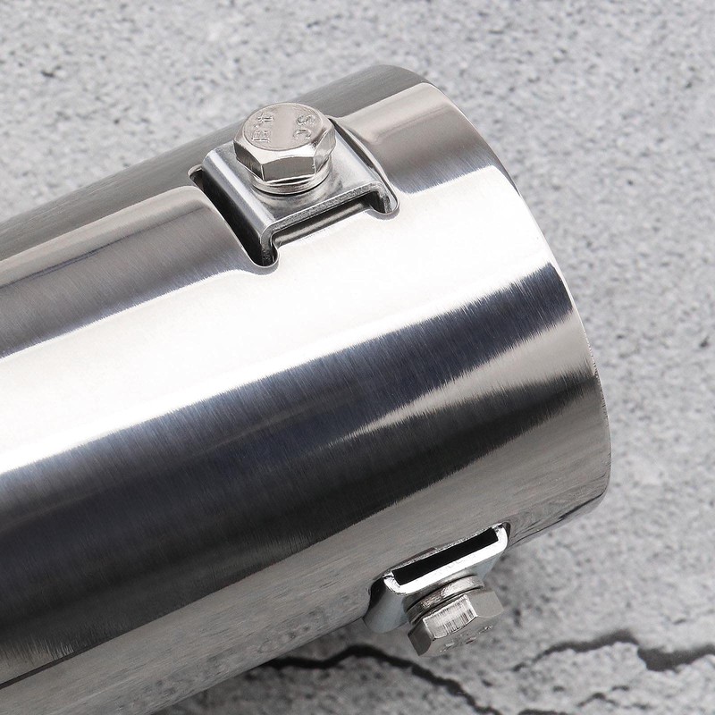 Car exhaust tailpipe, exhaust trims, tailpipes bent downwards, suitable for