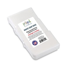 Primal Elements White Soap Base - Moisturizing Melt and Pour Glycerin Soap Base for Crafting and Soap Making, Vegan, Cruelty Free, Easy to Cut, Unscented - 2 Pound