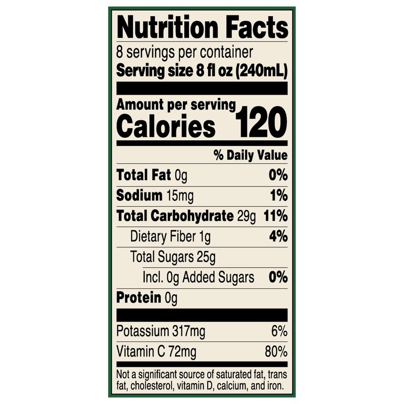 Tree Top Orange Passionfruit Juice, 64 Fl Oz (Pack of