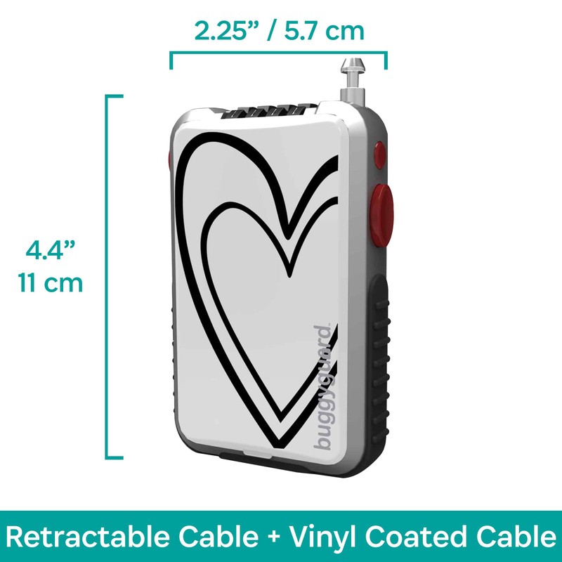 Buggyguard Anti-Theft Retractable Stroller Lock, One Heart