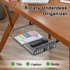 Under Desk Drawer, Slide Out Design,No Drill Metal Under Desk