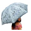 zmgmsmh Foldable Lace Parasol Travel sun rain Umbrella Compact anti