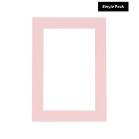 11x14 Mat for 16x20 Frame - Precut Mat Board Acid-Free Soft Pink 11x14 Photo Matte Made to Fit a 16x20 Picture Frame, Premium Matboard for Family Photos, Show Kits, Art, Picture Framing, Pack of 1 Mat