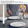 6Pcs Black Taper Candle Holder Matte Candle Candlestick Holder Stand