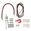 RC Model Winch Set Remote Control Vehicle Winch with Brackets