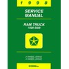 bishko automotive literature 1998 Dodge 1500-3500 Ram Truck Shop Service