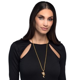 Boland 64563 Egypt Pharaoh Necklace, 77 cm, Chain with Pendant, Gold, Fashion Jewellery, Accessories for Costumes, Carnival
