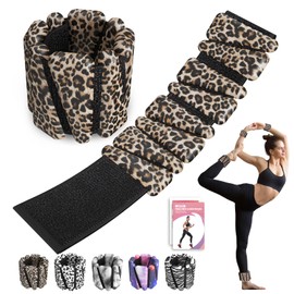 Wrist Ankle Weights for Women Set of 2, Adjustable Silicone Weighted Bangles, Wearable Ultra-durable Strips Weight Bracelet 2 lbs for Yoga, Pilates, Barre, Walking, Arm & Leg Workout