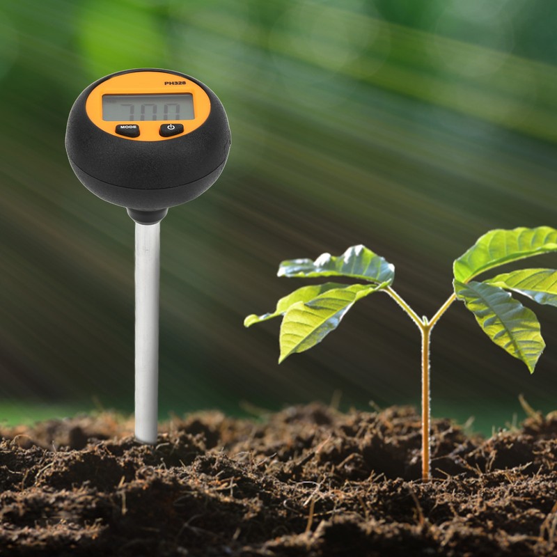 Digital Soil PH Meter 2.0PH‑8.5PH Temperature Humidity Tester High Accuracy
