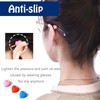 UPIONIC Anti-slip Soft Glasses End Tips, Silicone Tube Sleeve Eyeglass