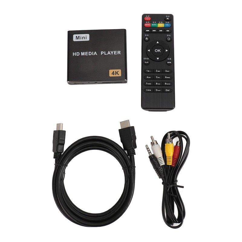Mini 4K HD Media Player HD Multimedia Interface AV USB