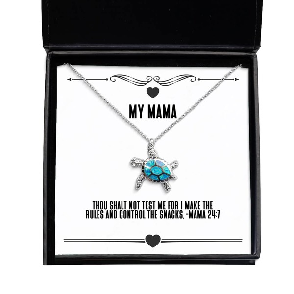 Mama Gifts for Mom, Thou Shalt Not Test Me for