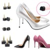 6 Pairs High Heel Tips Shoes Replacement Kit Black Non-Slip