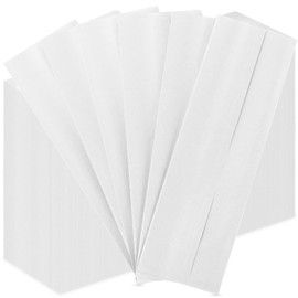 5000 Pieces Kraft Paper Bags Churro Bags Disposable Silverware Sleeves Paper Oilproof Kraft Paper Stock Bag for Kitchen Utensils Cutlery Bakery Pretzel Cookies Rods Candy, 3.1 x 9.8 Inch (White)