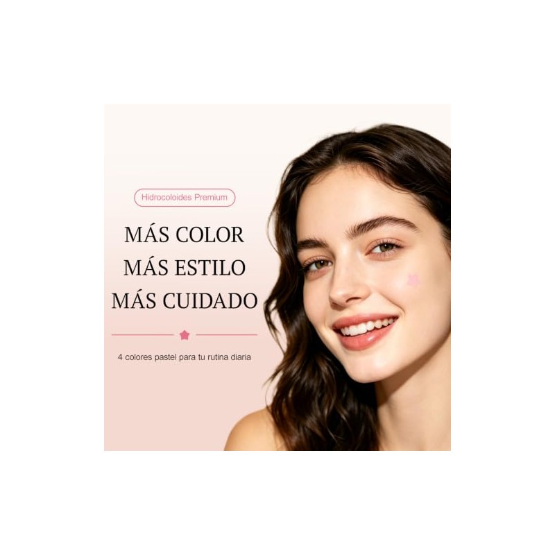 Parches para Acne 320 Piezas, Pimple Patch Estrellas para Granos