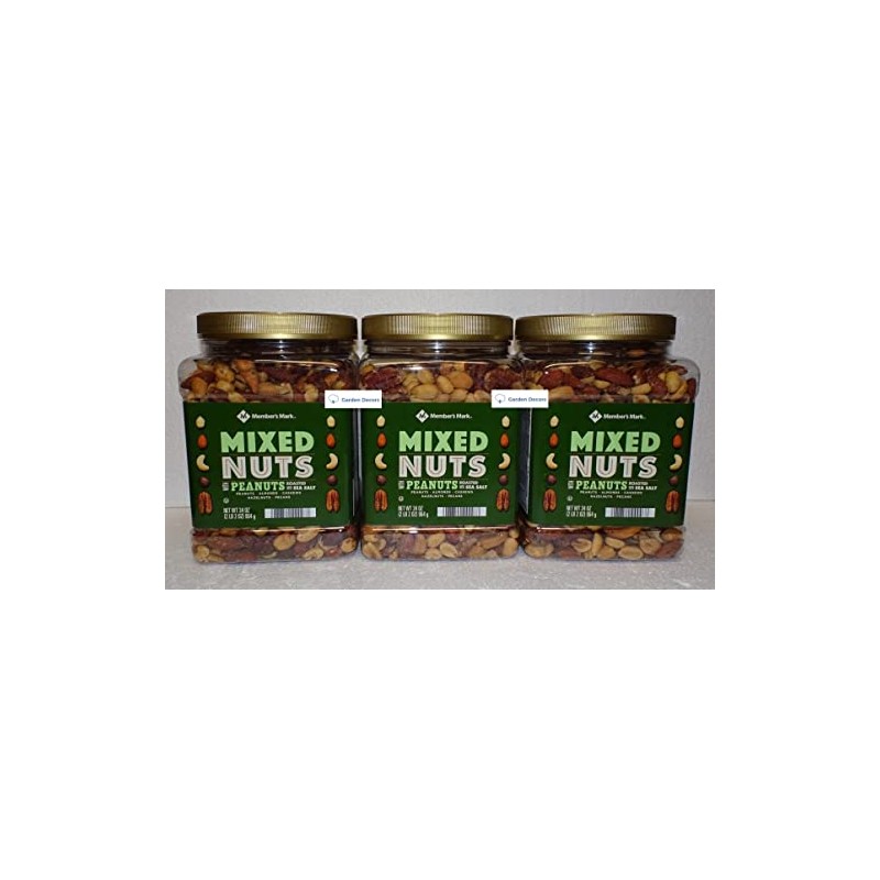 Member S Mark Roasted and Salted Mixed Nuts with Peanuts