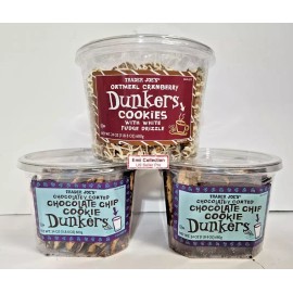 Trader Joe’s 1 Oatmeal Cranberry and 2 Chocolatey Coated Chocolate Chip (3 Tubs)