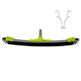 DPM Extreme PRO Heavy Duty Swimming Pool & Spa Brush Head 28" Vinyl Premium Bristle Flexible Pool Brushes for Cleaning Pool Walls Commercial Professional Grade Brush Speed Lock Spring Clip