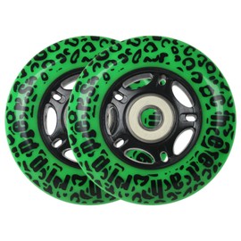 WHITE CHEETAH Wheels for RIPSTICK ripstik wave board ABEC 9 76MM 89A OUTDOOR Model: DECK
