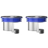 2Pcs Floor Drain Anti-backflow Plug, Shower Floor Drain Backflow Preventer