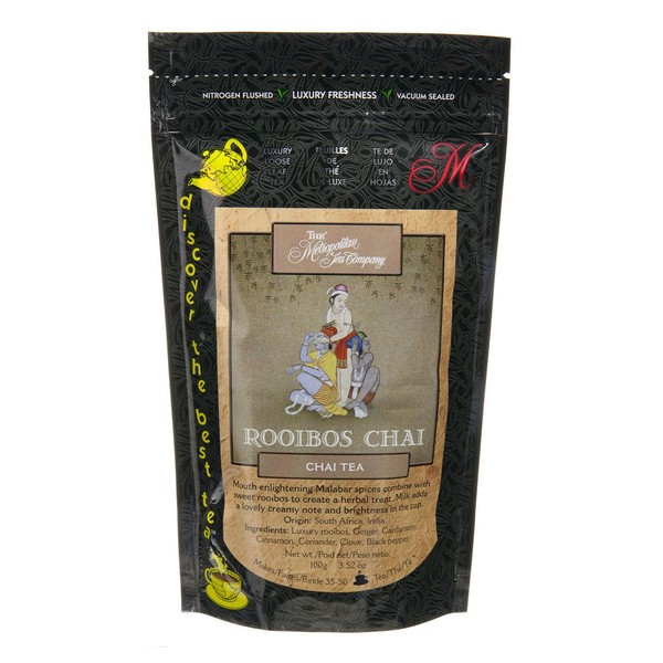 Metropolitan Tea Discovery Loose Tea Pack, Rooibos Masala Chai Chai, 100gm