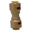Supplying Demand SB1 1/4 Inch Quick Connect HVAC Brass Coupler