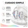 Aretes Plata Pura Con Moissanita Diseño Minimalista 13mm