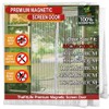 TheFitLife Magnetic Fly Screens for Doors - Heavy Duty Mesh