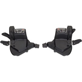 microSHIFT Mezzo Thumb Switch Set, 7-Speed, Triple, Optical Gear Indicator, Shimano Compatible