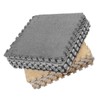 10Pcs Plush Foam Interlocking Carpet Tiles 11.8 X 11.8in Anti