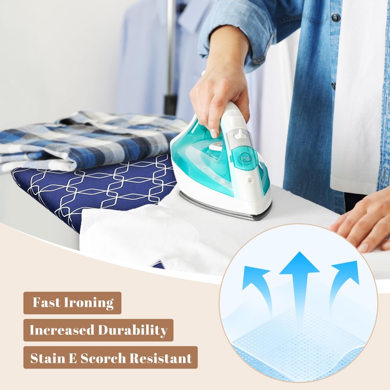 Deegureet Classic Ironing Board, Compact and Space Saver,Size 43 x