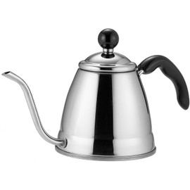 Takei Utsuki Manufacturing Fino Coffee Drip Pot, 3.3 gal (1.2 L), Made in Japan, Tsubame Sanjo, Stainless Steel