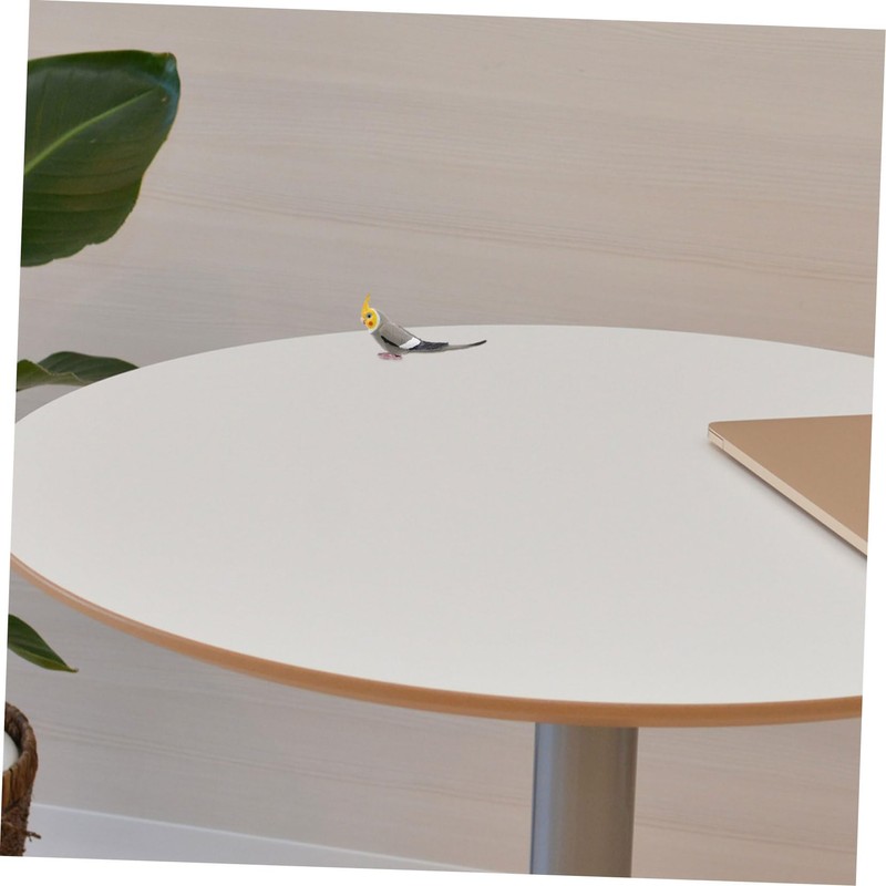 Vaguelly Realistic Cockatiel Figure, Highly Detailed Plastic Parrot Model, Perfect
