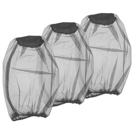 BESPORTBLE 3pcs Portable Mosquito Head Net Mesh for Outdoor Activities Fishing and Camping Lightweight Breathable Design Durable Protective Netting for Neck and Face Protection