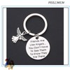 FEELMEM Best Friend Gift Friendship Keychain Friends Are Like Angels