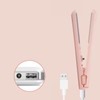 Mini 2 in 1 Hair Straightener USB Ceramics Heating Straightening