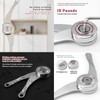 4 Pcs Heavy Duty Soft Close Lid Support Hinges -